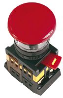 IEK Кнопка красная с фиксацией AEAL-22 Гриб без подсветки 1з+1р 240В (BBG60-AEAL-K04)