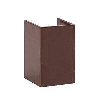 EKF Соединитель  (25х25)  (4 шт) Plast под темное дерево (cond-25-25x4)