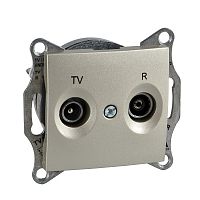 SCHNEIDER ELECTRIC Розетка проходная TV/R титан (SDN3301368)