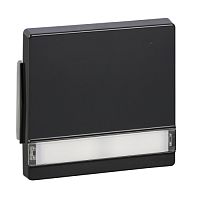 SCHNEIDER ELECTRIC Клавиша с полем для надписи антрацит (MTN343914)