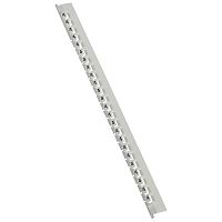 LEGRAND Планка маркировочная 2.3мм цифры  (4) черная/белая Memocab 600шт (037784 )