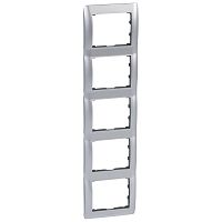 LEGRAND Galea Life Рамка 5 постов вертикальная алюминий (771959 )