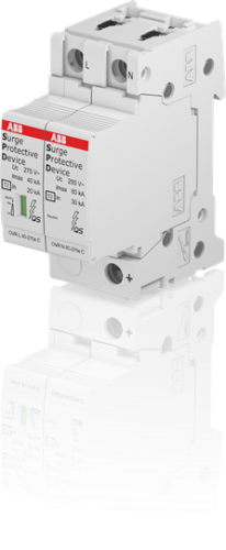 ABB УЗИП OVR T2 1N 40-275s P QS  (OVR T2 1N 40-275s)  (2CTB815704R1400)