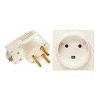 LEGRAND Quteo Комплект: розетка 32А с заземлением + вилка 32А наружный белый (782222 )