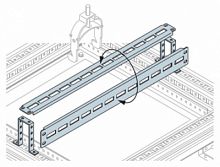 ABB Рейка кабельная L=600мм (EV0070)