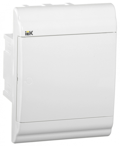 IEK Бокс ЩРВ-П-4 модуля встраиваемый пластик IP41 PRIME белая дверь (MKP82-V-04-WD-41-20)