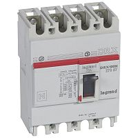 LEGRAND Выключатель автоматический в литом корпусе фиксированный 75А четырехполюсный, 20кА (027037 )