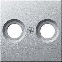 SCHNEIDER ELECTRIC Центральная плата антенной розетки с 2-мя отверстиями алюминий (MTN4122-0460)