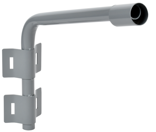 IEK LIGHTING Кронштейн КР-2 D=48мм L=500мм под монтажную ленту 2 хомута серый  (LT-DKU0D-CR-48-50-22-K03)