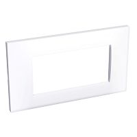 SCHNEIDER ELECTRIC Рамка 2 поста горизонтальная белая 2х45 (ALB44654)