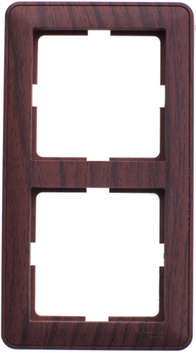 SCHNEIDER ELECTRIC W59 Рамка 2 поста скрытая мореный дуб (KD-2-98)