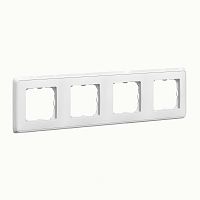LEGRAND CARIVA Рамка 4 поста белая (695992)