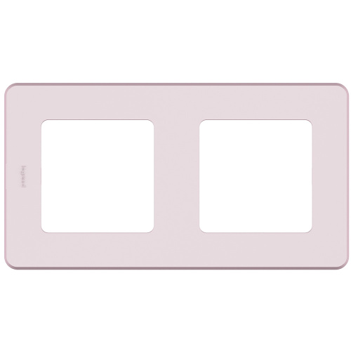 LEGRAND INSPIRIA Рамка декоративная универсальная  , 2 поста, для горизонтальной или вертикальной установки, цвет "Розовый" (673944) фото 4