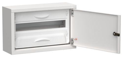 IEK TITAN 5 Корпус металлический ЩРн-18 (1х18) 268х420х140мм IP31 белый (одна дверь)  (TI5-50-N-018-31)