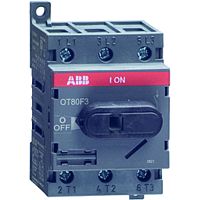ABB Рубильник OT80F3 3п с рукояткой DIN/винт (1SCA105798R1001)