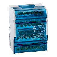 KEAZ Шина N нулевая на DIN-рейку в корпусе-4х7групп (143231)