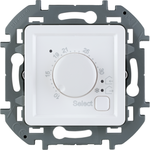 LEGRAND INSPIRIA Термостат для теплого пола   с выносным датчиком в комплекте, максимальный ток 16 А, напряжение ~230 В, цвет "Белый" (673810) фото 4