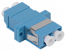 Адаптер проходной LC-LC для одномодового и многомодового кабеля (SM/MM) с полировкой UPC двойного и