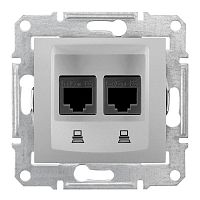 SCHNEIDER ELECTRIC Sedna Розетка компьютерная двойная RJ45 6 в рамку (SDN4800160)
