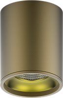 GAUSS Светильник светодиодный накладной ДПО-12Вт 3000K 79x100мм HD001  (кофе золото)  (HD001)