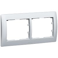 LEGRAND Galea Life Рамка 2 поста алюминий (771302 )
