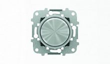 ABB Механизм электронного поворотного светорегулятора для LED 2-100Вт SKY Moon кольцо хром  (8660.2 CR)  (2CLA866020A1401)