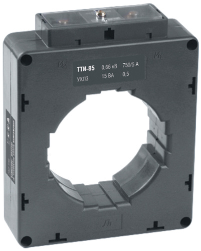 IEK Трансформатор тока ТТИ-85 750/5А 15ВА класс точности 0.5 (ITT50-2-15-0750)