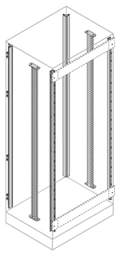 ABB Стойки каркаса  (4шт)+промежуточные (2шт) для установки ячеек H=2000мм (EM2002)