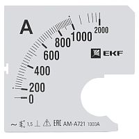 EKF Шкала сменная для A721 1000/5А-1,5  PROxima (s-a721-1000)