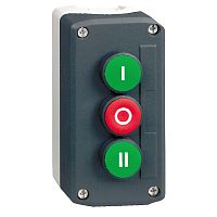 SCHNEIDER ELECTRIC Пост кнопочный 3 кнопки с возвратом (XALD339)