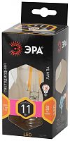 ЭРА Лампа светодиодная F-LED A60-11W-827-E27   (филамент, груша, 11Вт, тепл, Е27)  (10/100/1500)  (Б0035025)