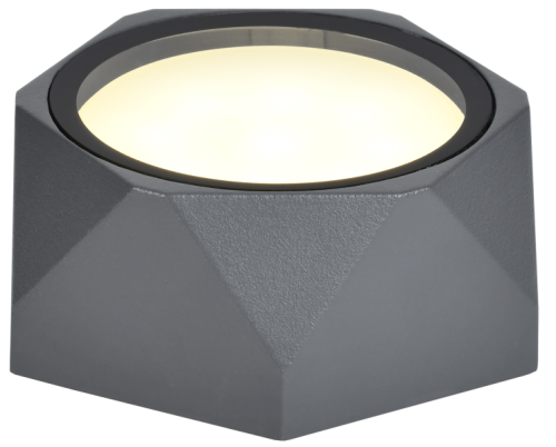 IEK LIGHTING Светильник уличный 5304 потолочный под лампу GX53 IP65 серый  (LT-UPU0-5304-GX53-1-K03)