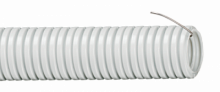 IEK Труба гофрированная ПВХ 16мм с протяжкой серая (100м) (CTG20-16-K41-100I)