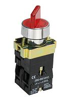 IEK Переключатель LAY5-BK2465 2 положения красный ИЭ (BSW90-BK-2-K04)