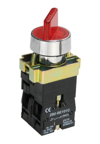 IEK Переключатель LAY5-BK2465 2 положения красный ИЭ (BSW90-BK-2-K04)