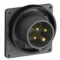 ABB Вилка с прямым фланцем Easy&Safe 316EBU5W 16A 3P+E IP67 5ч  (316EBU5W)  (2CMA101263R1000)