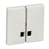 SCHNEIDER ELECTRIC Клавиша для двухклавишного выключателя с окошком для светоиндикатора белый (MTN413519)