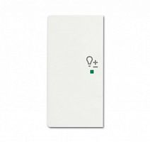 ABB Клавиша двойная левая free@home светорегулятор future цвет белый бархат (6220-0-0610)