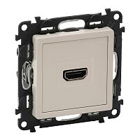 LEGRAND Valena LIFE Розетка для аудио/видео устройств HDMI Тип А С лицевой панелью Слоновая кость (753271 )