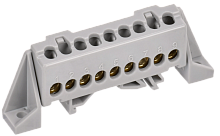 IEK TEKFOR Шина L фаза в комбинированном DIN-изоляторе Стойка 6х9-9-Ср  (TF-NN10-09-DP-K03)