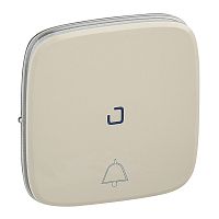 LEGRAND Valena ALLURE Лицевая панель для кнопочного выключателя символ Звонок c линзой для подсветки слонов (755091 )