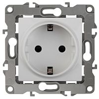ЭРА Розетка 2P+E Schuko, 16A-250В, , белый, 12-2101-01 (Б0014675)