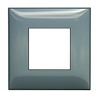 DKC Avanti Рамка ARTLEBEDEV  Сине-зеленый жемчуг 2    модуля (4434902)