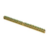 EKF Шина PEN ноль-земля 8х12мм 24 отверстия латунь крепеж по центру PROxima (sn0-125-24-c)