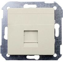 SIMON Адаптер на 1 RJ45(12) 75528-, 75540-, 75541-, 75544-39, шторка, S82,82N, сл. кость (82005-31)