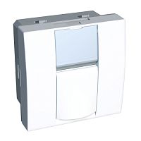 SCHNEIDER ELECTRIC Розетка компьютерная RJ45 категория 5е неэкранированная Actassi S-One (ALB44305N)