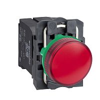 SCHNEIDER ELECTRIC Лампа сигнальная 22мм 230В красная (XB5AV44)