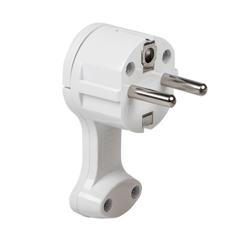 EKF Вилка угловая плоская с/з белая СТЕЛС 16А 250В PROxima (AVYF16-10) фото 4