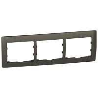 LEGRAND Galea Life Рамка 3 поста темная бронза (771203 )