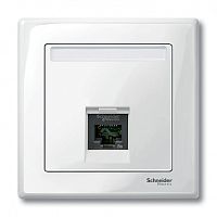 SCHNEIDER ELECTRIC Центральная плата для розетки 1 пост белый (MTN469819)